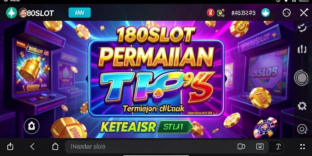Tampilan gameplay menarik dari 180SLOT dengan slot yang bervariasi.