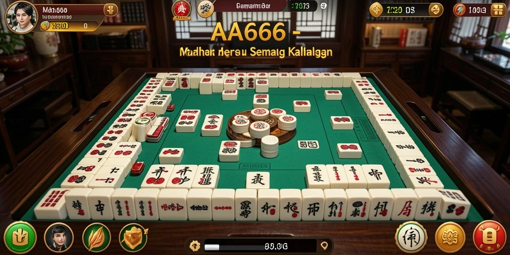 Screenshot gameplay menunjukkan aksi seru permainan Mahjong.