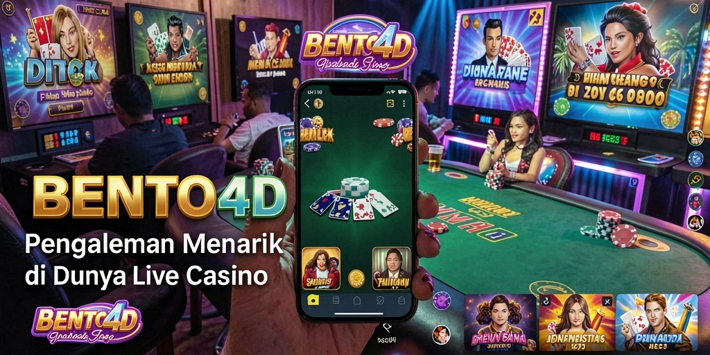 Screenshot BENTO4D memperlihatkan gameplay Live Casino yang seru dan interaktif.
