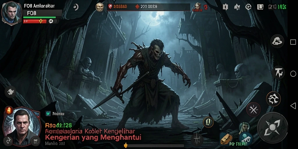 Tangkapan layar menampilkan gameplay FO8 yang mencekam.