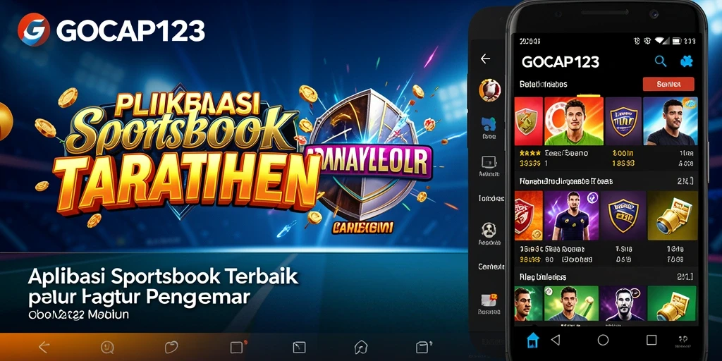 Tampilan aplikasi GOCAP123 dengan berbagai jenis taruhan olahraga.