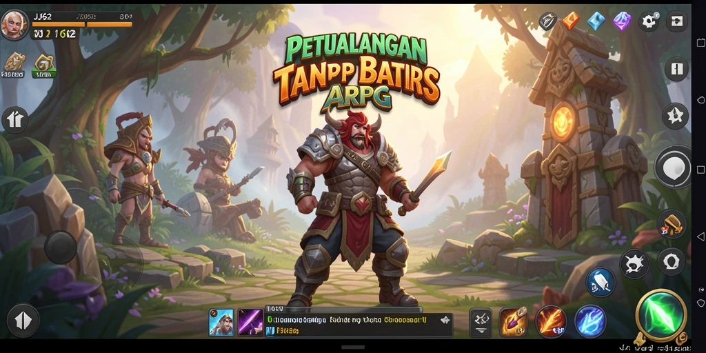 Tampilan gameplay menarik dari JJ62 dengan aksi ARPG yang mendebarkan.