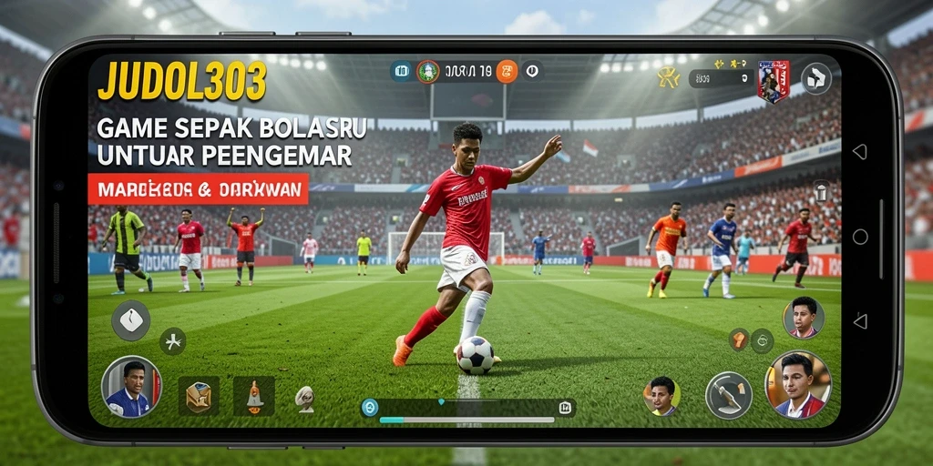 Screenshot gameplay JUDOL303 yang menunjukkan aksi lapangan hijau.