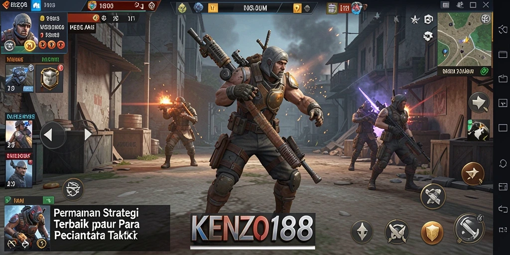 Gameplay mendebarkan KENZO188 dengan strategi yang dinamis.