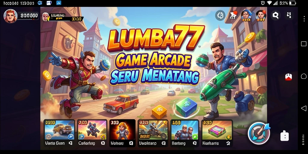 Gameplay seru LUMBA77 dengan balapan yang mendebarkan.
