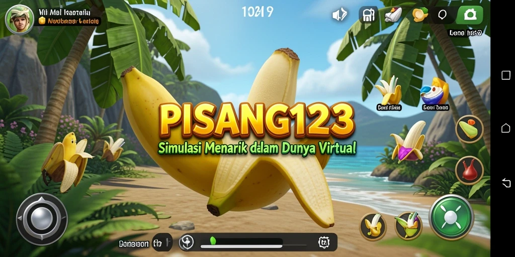 Tampilan gameplay seru di PISANG123 dengan interaksi yang menarik.