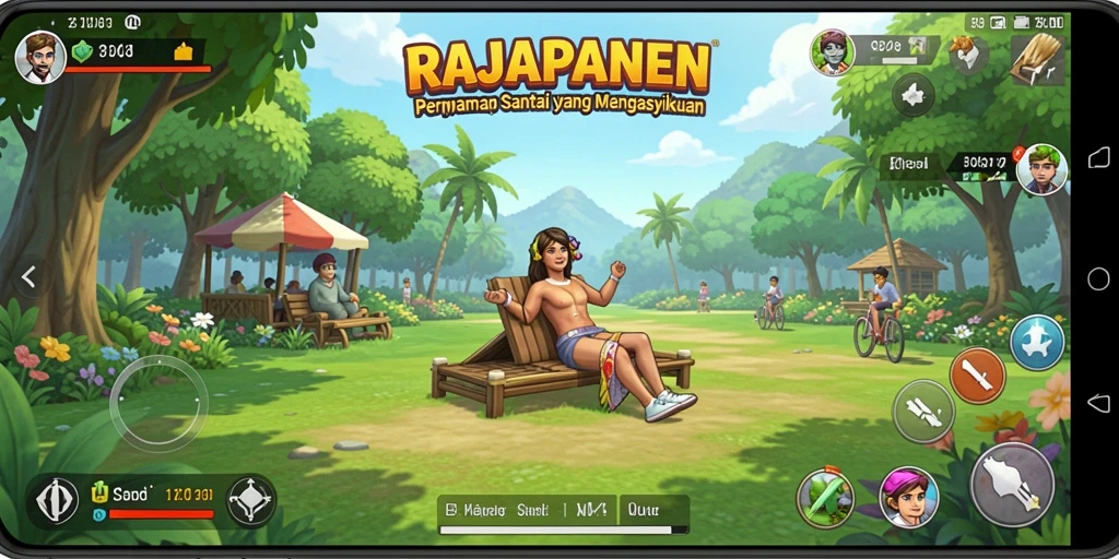 Screenshot gameplay RAJAPANEN yang menampilkan keseruan bermain.