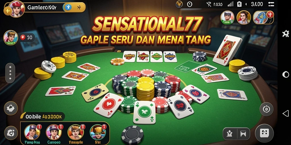 Tampilan gameplay SENSATIONAL77 yang menarik dan seru.