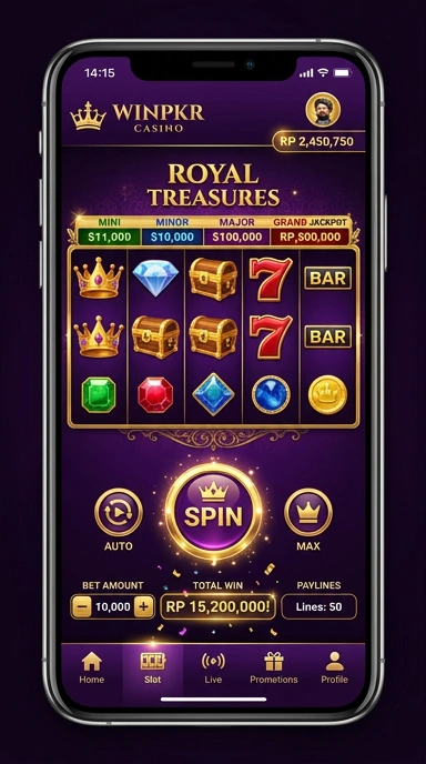Screenshot aplikasi winpkr menunjukkan daftar aplikasi terverifikasi dan terpopuler.